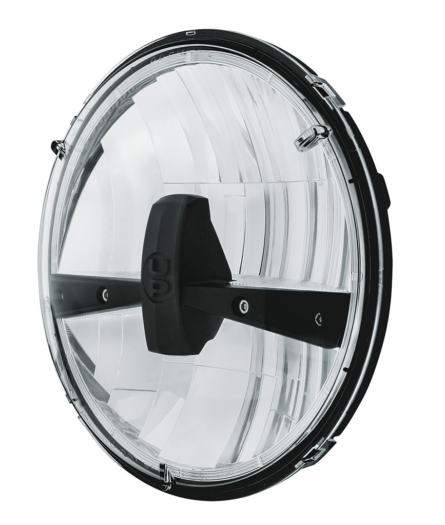 UNIVERSAL ULTRALIT - 5 High Power LED 7" Dual Function Headlight - Black
