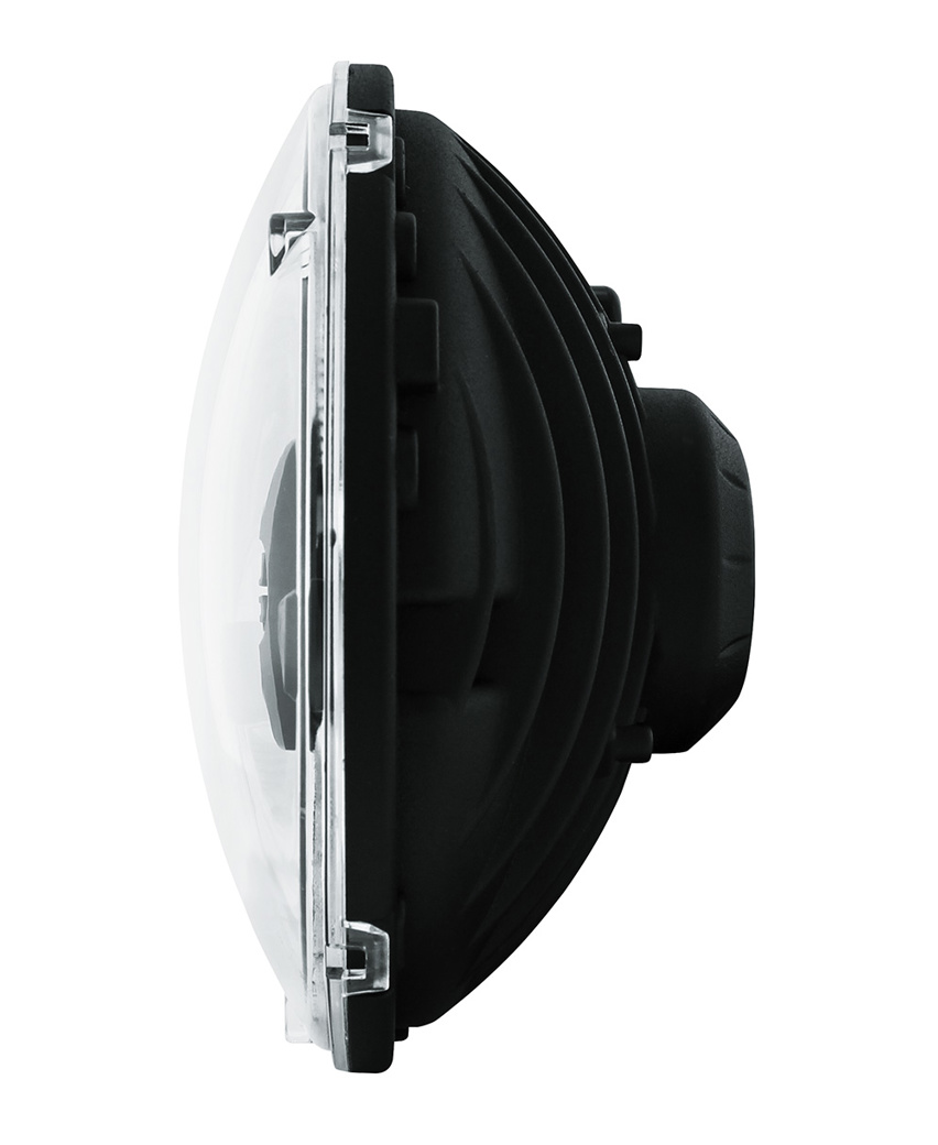 UNIVERSAL ULTRALIT - 5 High Power LED 7" Dual Function Headlight - Black