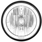 UNIVERSAL ULTRALIT - 7" Crystal Headlight With White LED Halo Ring