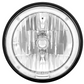 UNIVERSAL ULTRALIT - 7" Crystal Headlight With White LED Halo Ring