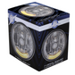UNIVERSAL ULTRALIT - 7" Crystal Headlight With 6 Amber LED Position Light