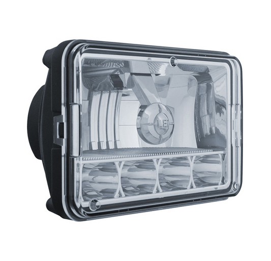 ULTRALIT - 5 LED 4" X 6" Crystal Headlight - High & Low Beam
