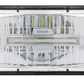 ULTRALIT - 4" X 6" Rectangular LED Headlight With White LED Position Light - High Beam
