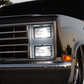 ULTRALIT - 4" X 6" Rectangular LED Headlight With White LED Position Light - High Beam
