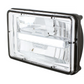 ULTRALIT - 4" X 6" Rectangular LED Headlight With White LED Position Light - Low Beam