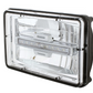 ULTRALIT - 4" X 6" Rectangular LED Headlight With White LED Position Light - Low Beam
