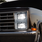 ULTRALIT - 4" X 6" Rectangular LED Headlight With White LED Position Light - Low Beam