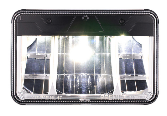 ULTRALIT - High Power LED 4" X 6" Low Beam Headlight With Polycarbonate Lens & Housing