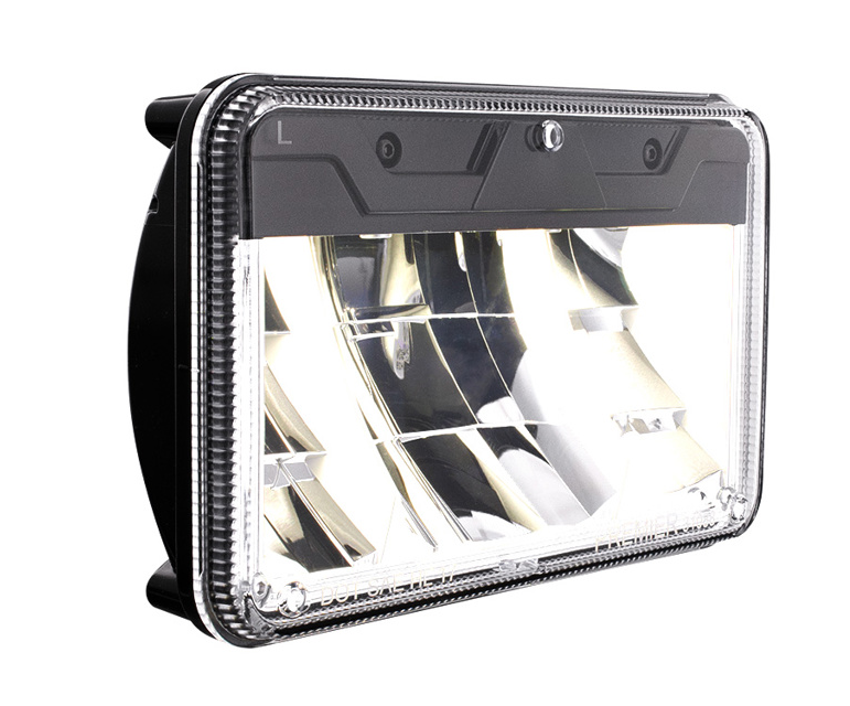 ULTRALIT - High Power LED 4" X 6" Low Beam Headlight With Polycarbonate Lens & Housing
