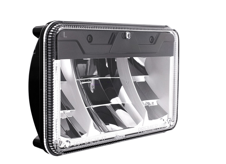 ULTRALIT - High Power LED 4" X 6" Low Beam Headlight With Polycarbonate Lens & Housing