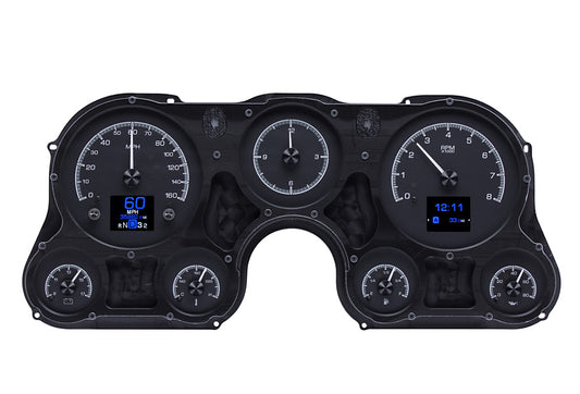 1967-1972 Chevrolet / GMC Pickup HDX System, Black Face HDX-67C-PU-K