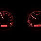 1947-1953 Chevy Truck VHX System, Carbon Fiber Style Face, Red Display VHX-47C-PU-C-R