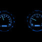 1954 Chevy Truck VHX System, Carbon Fiber Style Face, Blue Display VHX-54C-PU-C-B