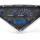 1955-1959 Chevrolet Pickup VHX System, Carbon Fiber Face, Blue Display VHX-55C-PU-C-B