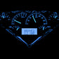 1955-1959 Chevrolet Pickup VHX System, Carbon Fiber Face, Blue Display VHX-55C-PU-C-B