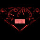 1955-1959 Chevrolet Pickup VHX System, Carbon Fiber Face, Red Display VHX-55C-PU-C-R