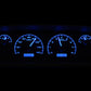 1960-1963 Chevrolet Pickup VHX System, Black Alloy Face, Red Display VHX-60C-PU-K-R