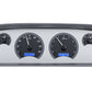 1960-1963 Chevrolet Pickup VHX System, Silver Alloy Face, Blue Display VHX-60C-PU-S-B
