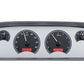 1960-1963 Chevrolet Pickup VHX System, Silver Alloy Face, Red Display VHX-60C-PU-S-R