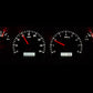 1960-1963 Chevrolet Pickup VHX System, Silver Alloy Face, Red Display VHX-60C-PU-S-R