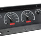 1964-1966 Chevrolet Pickup VHX System, Black Alloy Face, Red Display VHX-64C-PU-K-R