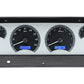 1964-1966 Chevrolet Pickup VHX System, Silver Alloy Face, Blue Display VHX-64C-PU-S-B