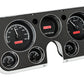 1967-1972 Chevrolet or GMC VHX System, Black Alloy Face, Red Display VHX-67C-PU-K-R