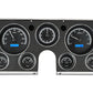 1967-1972 Chevrolet or GMC VHX Sytem w/ Analog Clock, Black Face, Blue Display VHX-67C-PA-K-B