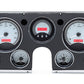 1967-1972 Chevy Truck VHX System, Silver Alloy Style Face, Red Display VHX-67C-PU-S-R