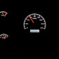 1973-1987 Chevy Pickup VHX System, Black Alloy Style Face, White Display VHX-73C-PU-K-W