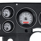 1973-1987 Chevy Pickup VHX System, Silver Alloy Style Face, Red Display VHX-73C-PU-S-R