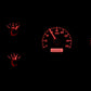 1973-1987 Chevy Pickup VHX System, Silver Alloy Style Face, Red Display VHX-73C-PU-S-R