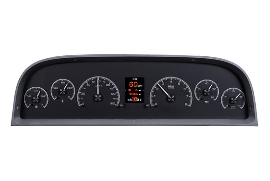 1960-1963 Chevrolet Pickup HDX System, Black Face HDX-60C-PU-K