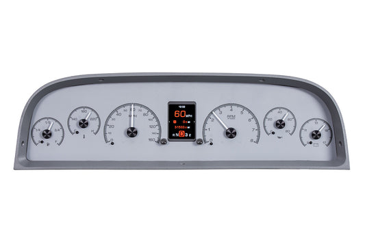1960-1963 Chevrolet Pickup HDX System, Silver Face HDX-60C-PU-S
