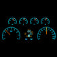 1988-1994 Chevy/GMC Pickup Dakota Digital HDX Instruments / Black Alloy Face HDX-88C-PU-K