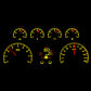 1988-1994 Chevy/GMC Pickup Dakota Digital HDX Instruments / Black Alloy Face HDX-88C-PU-K