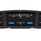 1965-1966 Ford Custom Cab Pickup VHX Instruments - Black Alloy Face, Blue Display VHX-65F-PU-K-B