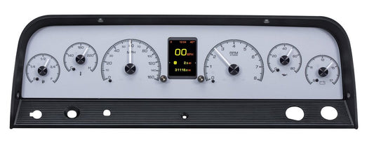 1964-1966 Chevrolet Pickup Only HDX System, Silver Face HDX-64C-PU-S
