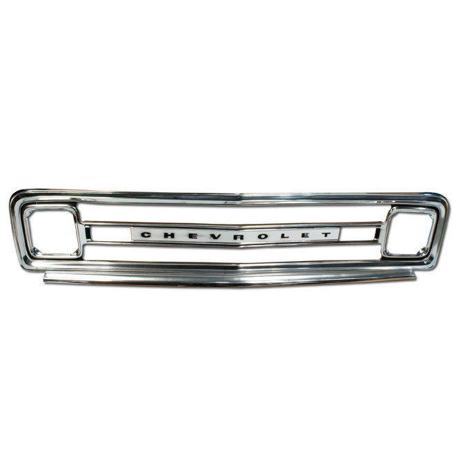 1969-1970 GRILLE OUTER FRAME ALUMINUM WITH CHEVROLET  TRUCK