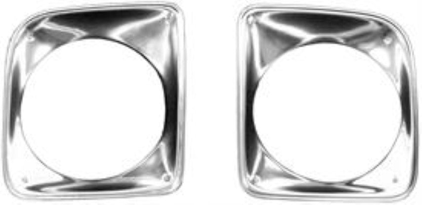 1967-1968 HEADLIGHT BEZELS PAIR CHEVROLET TRUCK