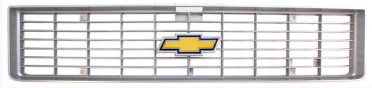 1973-1974 GRILLE OE STYLE w/ EMBLEM ARGENT GRAY CHEVROLET TRUCK