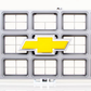 1980 GRILLE OE STYLE w/ EMBLEM ARGENT GRAY CHEVROLET TRUCK