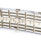 1989-1991 GRILLE OE STYLE w/ EMBLEM MOUNT CHROME/DARK GRAY DUAL HEADLIGHTS CHEVROLET TRUCK