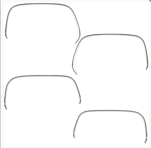 1973-1980 WHEEL OPENING MOLDING SET (4 pcs) CHEVROLET TRUCK