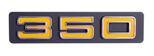 1973-1974 GRILLE EMBLEM "350" CHEVROLET TRUCK