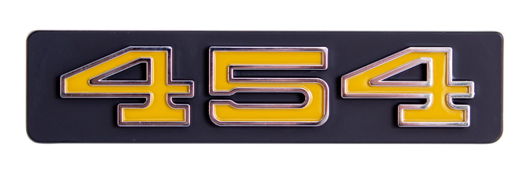 1973-1974 GRILLE EMBLEM "454" CHEVROLET TRUCK