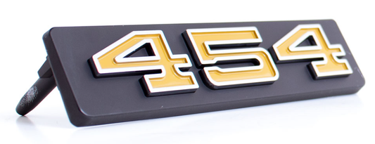 1973-1974 GRILLE EMBLEM "454" CHEVROLET TRUCK