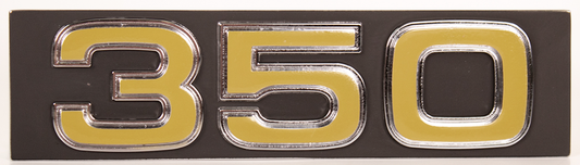 1975-1976 GRILLE EMBLEM "350" CHEVROLET TRUCK