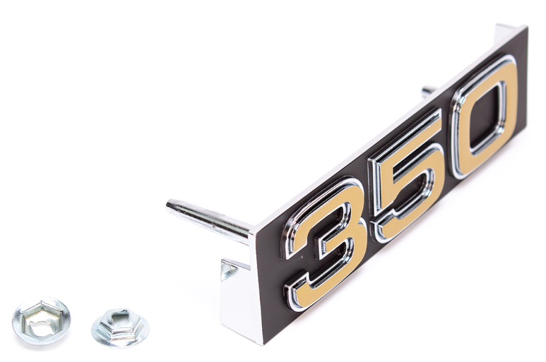 1975-1976 GRILLE EMBLEM "350" CHEVROLET TRUCK