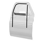 1964-1966 WINDOW CHANNEL SUPERKIT AUTHENTIC FELTKIT + DIVISION BARS & UPPER CHANNELS 8 PIECES CHROME CHEVROLET GMC TRUCK